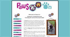 Desktop Screenshot of paws-on.net