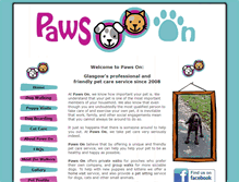 Tablet Screenshot of paws-on.net